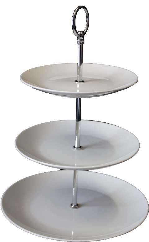 Crockery And China 3 Tier Cake Stand Round Dalgarnos Party Hire Party Hire Event Hire 1576